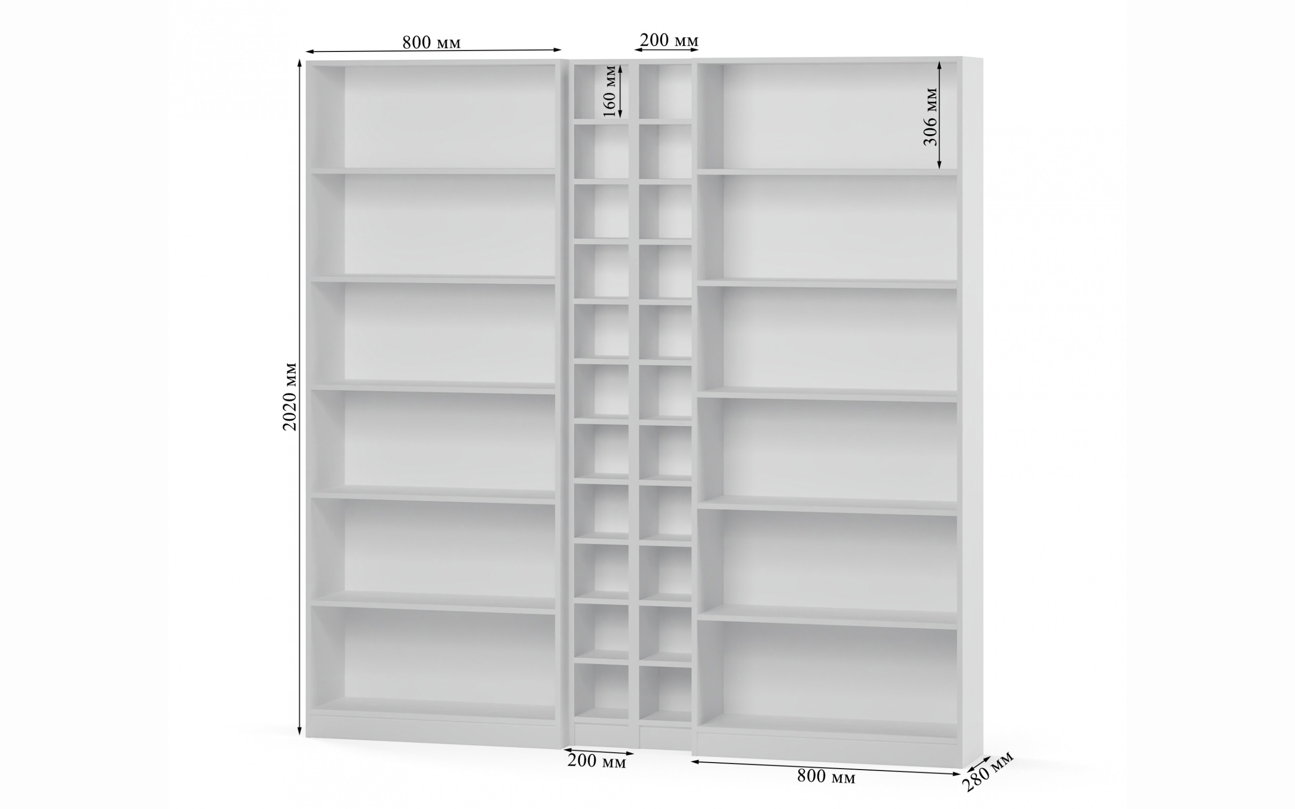 Gupan Стеллаж Билли 1 фото 6